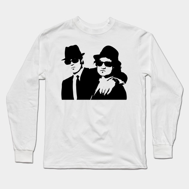 The Blues Brothers - Clean design Long Sleeve T-Shirt by NorthWestDesigns